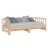 Sofá-cama com Gavetão 90x200 cm Madeira de Pinho Maciça