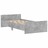 Estrutura de Cama 90x190 cm Derivados de Madeira Cinza Cimento