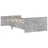 Estrutura de Cama 90x190 cm Derivados de Madeira Cinza Cimento