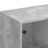 Estante C/ Portas 136x37x109 cm Derivados Madeira Cinza Cimento