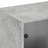 Estante C/ Portas 204x37x75 cm Derivados Madeira Cinza Cimento