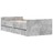 Estrutura de Cama com Gavetas 90x200 cm Cinzento-cimento