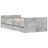 Estrutura de Cama com Gavetas 90x190 cm Cinzento-cimento