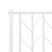Estrutura de Cama com Cabeceira 75x190 cm Metal Branco