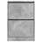 Sapateira 60x21x87,5 cm Derivados de Madeira Cinzento Cimento