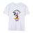 Camisola de Manga Curta Mulher Mickey Mouse Branco XL