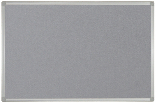 Quadro Expositor Feltro 120x180cm Maya com Moldura de Plástico Cinza