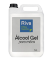 Álcool Gel 5 Litros para Mãos Covid-19 Riva