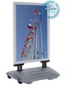 Suportes Expositor P/ Poster Windpro A0 841x1189mm Cinza