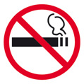 Etiquetas Autocolantes Proibido Fumar 114x114 mm Apli de Sinalização