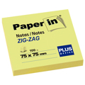 Notas Aderentes Paper-in 75X75 Zig-zag Amarelo