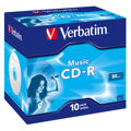 Cd-r Verbatim Music 10 Unidades 80' 16x