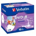 Dvd+r Verbatim 10 Unidades 16x 4,7 GB