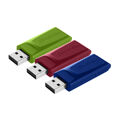 Pendrive Verbatim Slider USB 2.0 Retrátil 3 Unidades 16 GB