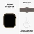Smartwatch Apple Series 9 Castanho Dourado 41 mm