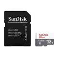 Cartão de Memória Micro Sd com Adaptador Sandisk SDSQUNS-GN3MA C10 48 Mb/s 128 GB