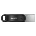 Pendrive Sandisk Ixpand Preto Prateado 64 GB