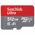 Cartão de Memória Micro Sd com Adaptador Sandisk Ultra 512 GB