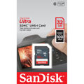 Cartão de Memória Sd Sandisk Ultra Sdhc Mem Card 100MB/s Azul Preto 32 GB