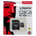 Cartão de Memória Micro Sd com Adaptador Kingston SDCS2 100 Mb/s Exfat 128 GB