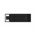 Memória USB Kingston DT70/64GB USB C Preto 64 GB