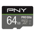 Cartão de Memória Micro Sd com Adaptador Pny P-SDU64GV31100PRO-GE Pro Elite C10 64 GB