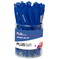 Esferográfica Plus Office Soft Azul 1Un