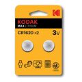 Pilhas Kodak CR1620 3 V (2 Unidades)