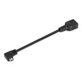 Cabo USB 2.0 Otg Angular, Tipo Micro A/m-a/h, 15 cm