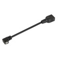 Cabo USB 2.0 Otg Angular, Tipo Micro B/m-a/h, 15 cm