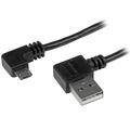 Cabo USB para Micro USB Startech USB2AUB2RA1M Preto