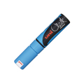 Marcador Uni Chalk 8mm Azul Claro