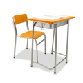 Pack Mesa Escolar MDF 600x400x750mm + Cadeira RIVA