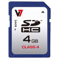 Cartão de Memória Micro Sd com Adaptador V7 VASDH4GCL4R-2E
