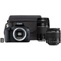 Canon EOS 2000D + EF-S 18-55mm f/3.5-5.6 VUK + EF 75-300mm f/4-5.6 III + Bolsa + Cartão SD 16GB
