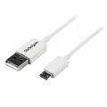 Cabo USB para Micro USB Startech USBPAUB1MW Branco 1 M