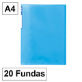 Portfolio Plus A4 20 Fls Azul