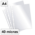 Sacas Catálogo Plus A4 40MC Cristal 2B-100F ( Micas )