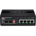 Switch Trendnet TI-UPG62 RJ-45 Sfp Preto
