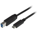 Cabo USB C para USB B Startech USB315CB2M (2 m) Preto