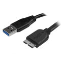 Cabo USB para Micro USB Startech USB3AUB50CMS Preto