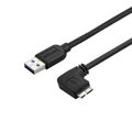 Cabo USB para Micro USB Startech USB3AU2MRS Preto