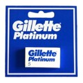 Reposição de Lâminas de Barbear Platinum Gillette (5 Uds)