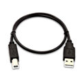 Cabo USB a para USB B V7 V7USB2AB-50C-1E Preto