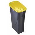 Caixote de Lixo para Reciclagem Mondex Ecobin Amarelo com Tampa 25 L