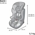 Cadeira para Automóvel Nania Race Cinzento