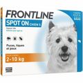Pipeta para Cães Frontline Spot On 2-10 kg 4 Unidades