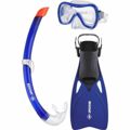 óculos de Snorkel Azul Infantil 32-36