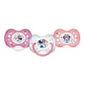 Chupeta Dodie Anatomical Minnie Soothers - Day And Night + 18 Meses 3 Unidades