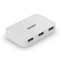 Hub USB Lindy 43143 Branco